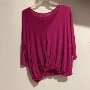Women’s blouse raspberry color 2XL